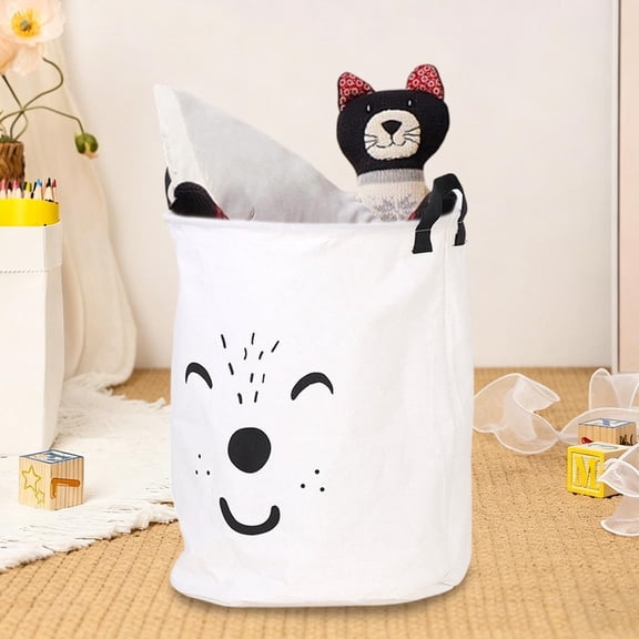 Foldable Laundry Basket,Canvas Storage Basket,Large Capacity Laundry Hamper,Waterproof Canvas Laundry Basket,Reinforced Handle Storage Basket,Collapsible Toy Organizer,Bedroom Bathroom Storage Bin