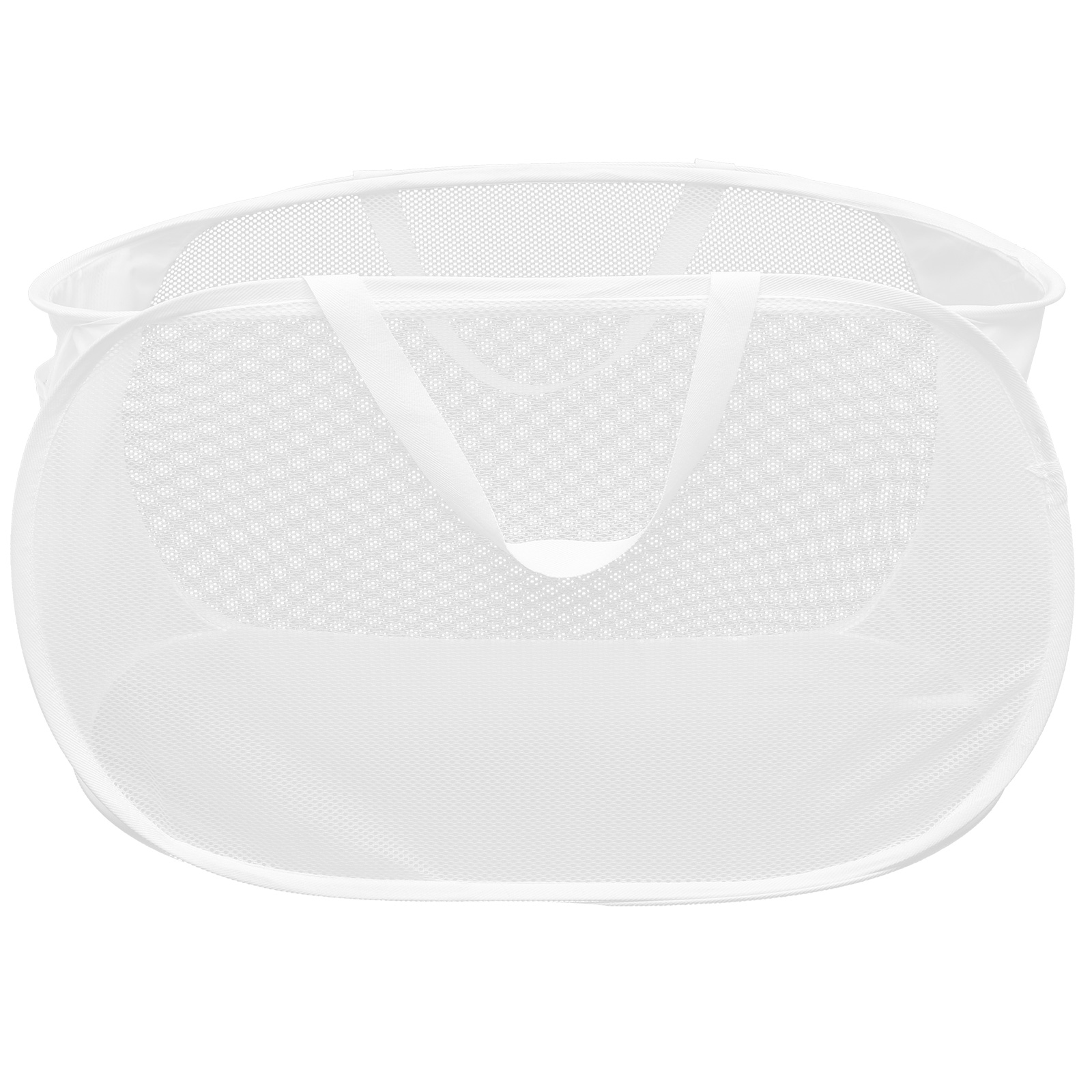 Foldable Laundry Basket Clothes Hamper Kid Basketball Hoop Mesh Hampers