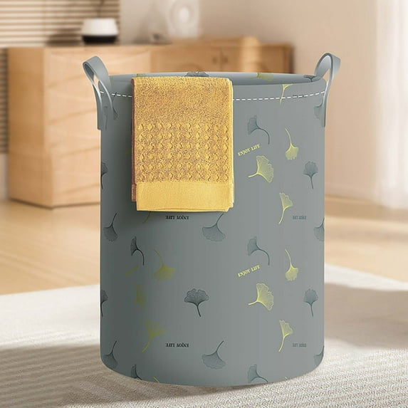 Foldable Laundry Basket, Large Capacity Dirty Clothes Hamper, Collapsible Storage Bin with Handles for Easy Carrying and Space Saving Home Organization