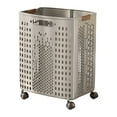 thumbnail image 1 of Foldable Laundry Basket with Wheels and Handle, Multi-Functional Storage Hamper for Clothes and s, Portable Organization Solution for Home Use with Space-Saving Design, 1 of 6