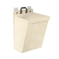 thumbnail image 1 of Foldable Laundry Basket with Lid, Large Capacity Wall Mounted Clothes Hamper, Collapsible Storage Organizer for Home Dorm and Bathroom, 1 of 9