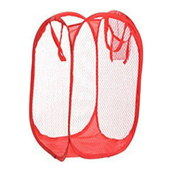Foldable Laundry Baskets Pop Up Easy Open Mesh Laundry Organizer Basket
