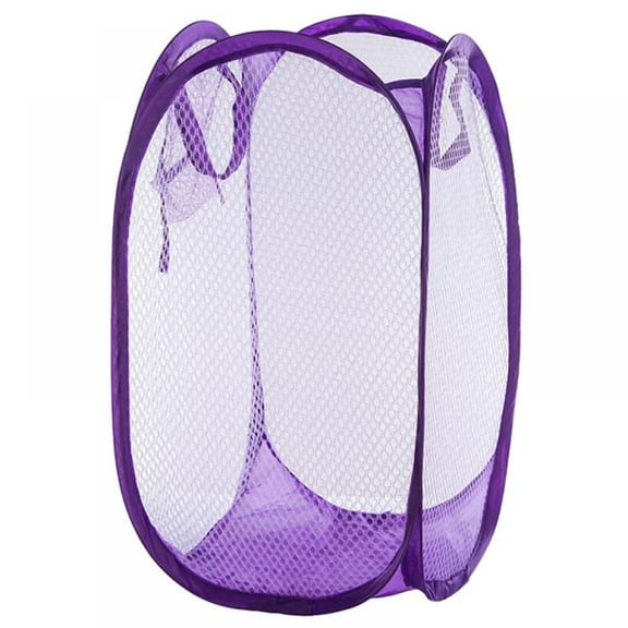 Foldable Laundry Baskets Pop Up Easy Open Mesh Laundry Organizer Basket