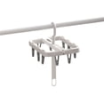 thumbnail image 1 of Foldable Laundry Drying Rack with Multiple Clips for Underwear and Socks, Space-Saving Hanger for Dormitories and Balconies, Gray, 1 of 2
