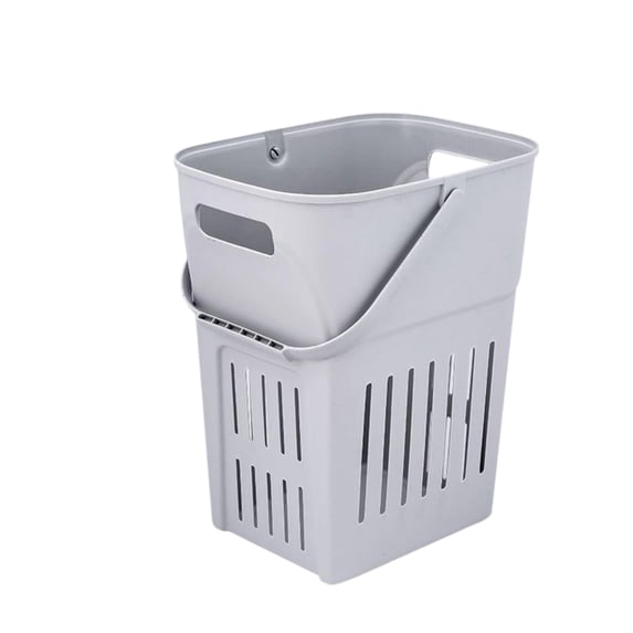 Foldable Laundry Hamper - Freestanding Dirty Clothes Basket, Large Capacity Breathable Plastic Hamper for Bathroom, Bedroom, Collapsible, Water-Resistant, Easy to Carry