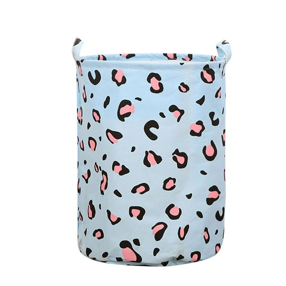 Foldable Laundry Storage Basket Organiser Cotton Linen Laundry Storage Bag for Dirty Clothes Children Room Bathroom