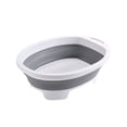 thumbnail image 1 of Foldable Laundry Tub, Thick Plastic Round Basin, Portable Washing Container, Collapsible Tub for Home Travel Outdoor Laundry Use, 1 of 5
