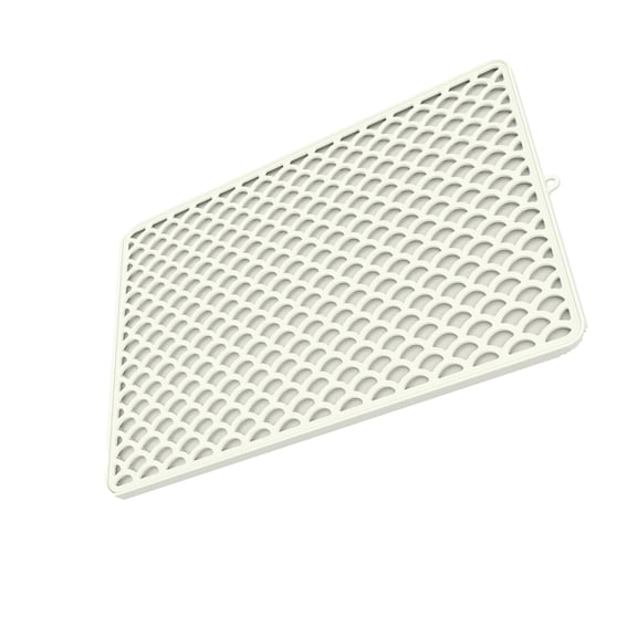 Foldable Leakproof Pad with Removable Silicone Layer Portable Litter Containment Mat for Home Storage