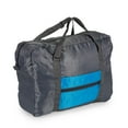 thumbnail image 1 of Foldable Lightweight Travel Weekender Duffle Bag for Carry On Luggage, Vacation, Sports, Yoga, Gym, and Storage - Blue, 1 of 2