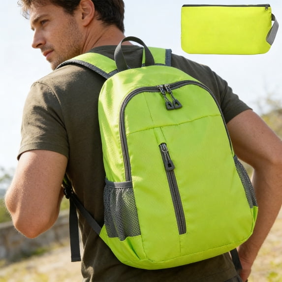 Foldable Lightweight Waterproof Backpack Packable Travel Hiking Daypack Water Resistant Multi Pocket Ergonomic Shoulder Strap Bag For Outdoor Travel Hiking Camping School Commuting Men Women