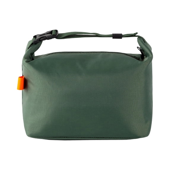 Foldable Lunch Bag Dumpling Shape Insulated,Waterproof Compact Bento Organizer,Lightweight Portable Cooler for Office School Outdoor Picnic Army Green