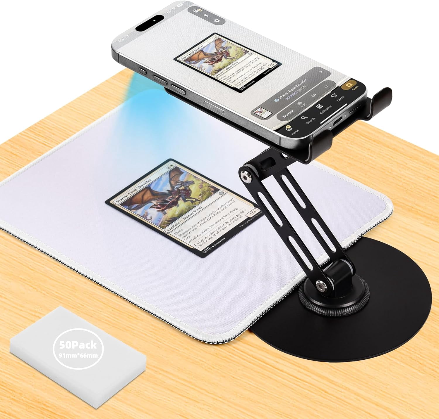 Foldable MTG Trading Card Scanner Stand, MTG Trading Card Phone Holder ...