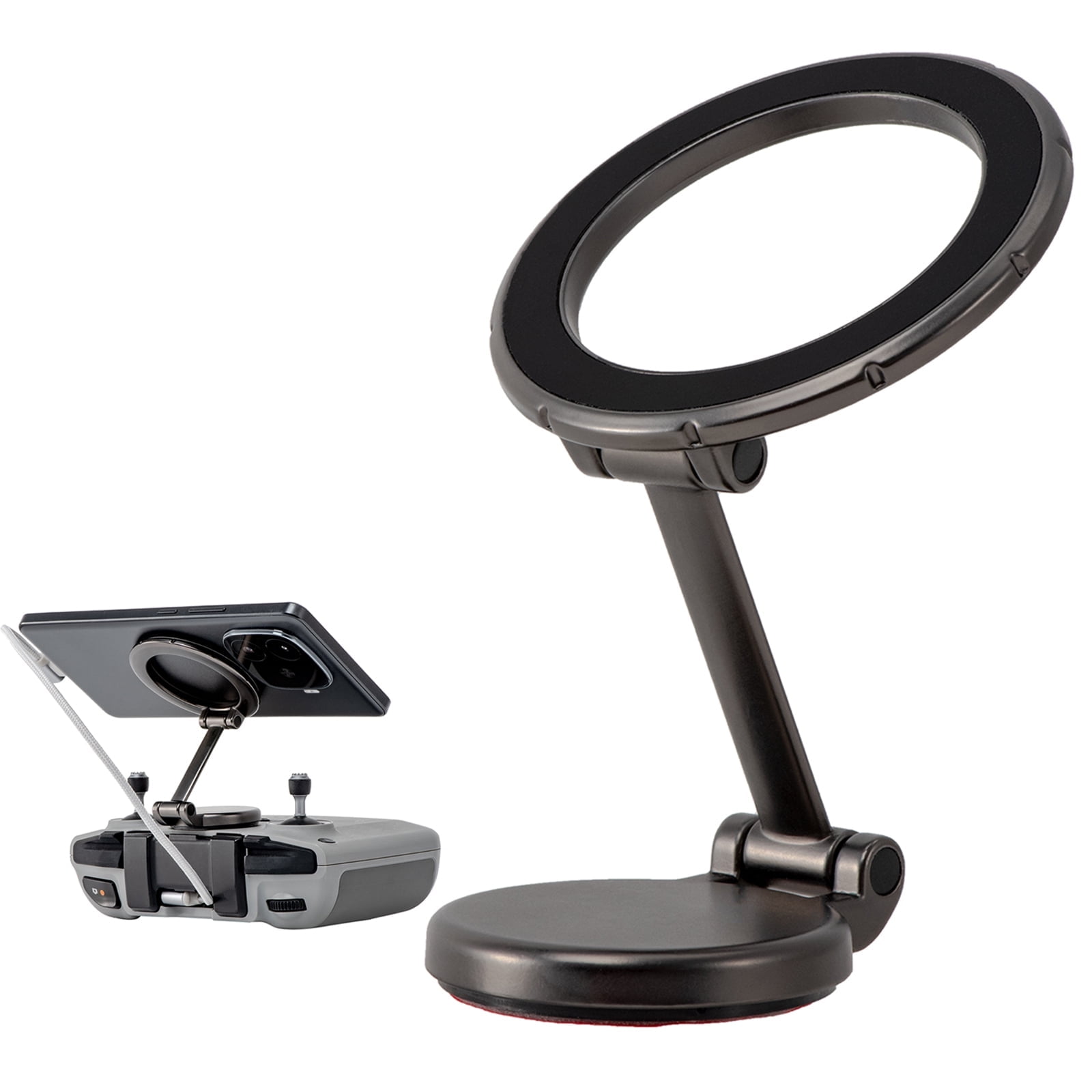 Foldable Magnetic Phone Stand for DJI RC-N1 / N2 / N3 Remote Control Adjustable Phone Holder 360° Rotation Phone Mount Adapter