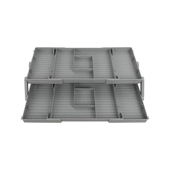 Foldable Makeup Organizer, Vanity Jewelry Drawer Storage Box, Cosmetic Organizer with Compartments, Dressing Table Organizer, Bathroom Bedroom Travel Storage Tray