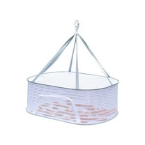 Foldable Mesh Clothes Drying Rack 3-Layer Underwear & Sweater Flat Dryer Space-Saving Hanging for Indoor & Outdoor Use