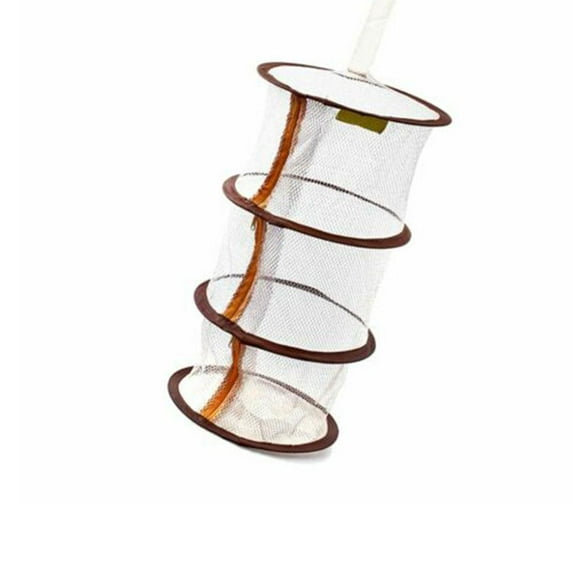 Foldable Mesh and Steel Wire Zipper Drying Basket for Bras, Underwear, Socks, and Dry Food with Good Ventilation