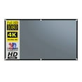 thumbnail image 1 of Foldable Metal-Coated Projection Screen for Bright Rooms, Lightweight Portable Setup Wide, 1 of 9