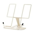 thumbnail image 1 of Foldable Metal Reading Stand Bookholder for Hands-Free Reading, Adjustable Angles, Portable Music Score & Tablet Holder, Durable & Lightweight, 1 of 5