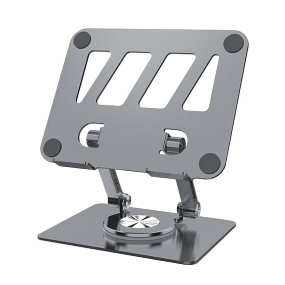 Foldable Metal Stand, Multiple Angle Tablets Stand Holder 360°Rotating Base Foldable Holder for 4-12.9inch Phone Tablets