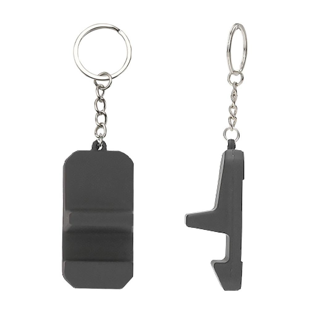 Foldable Metal and PVC Phone Stand Keychain - Portable, Lightweight ...