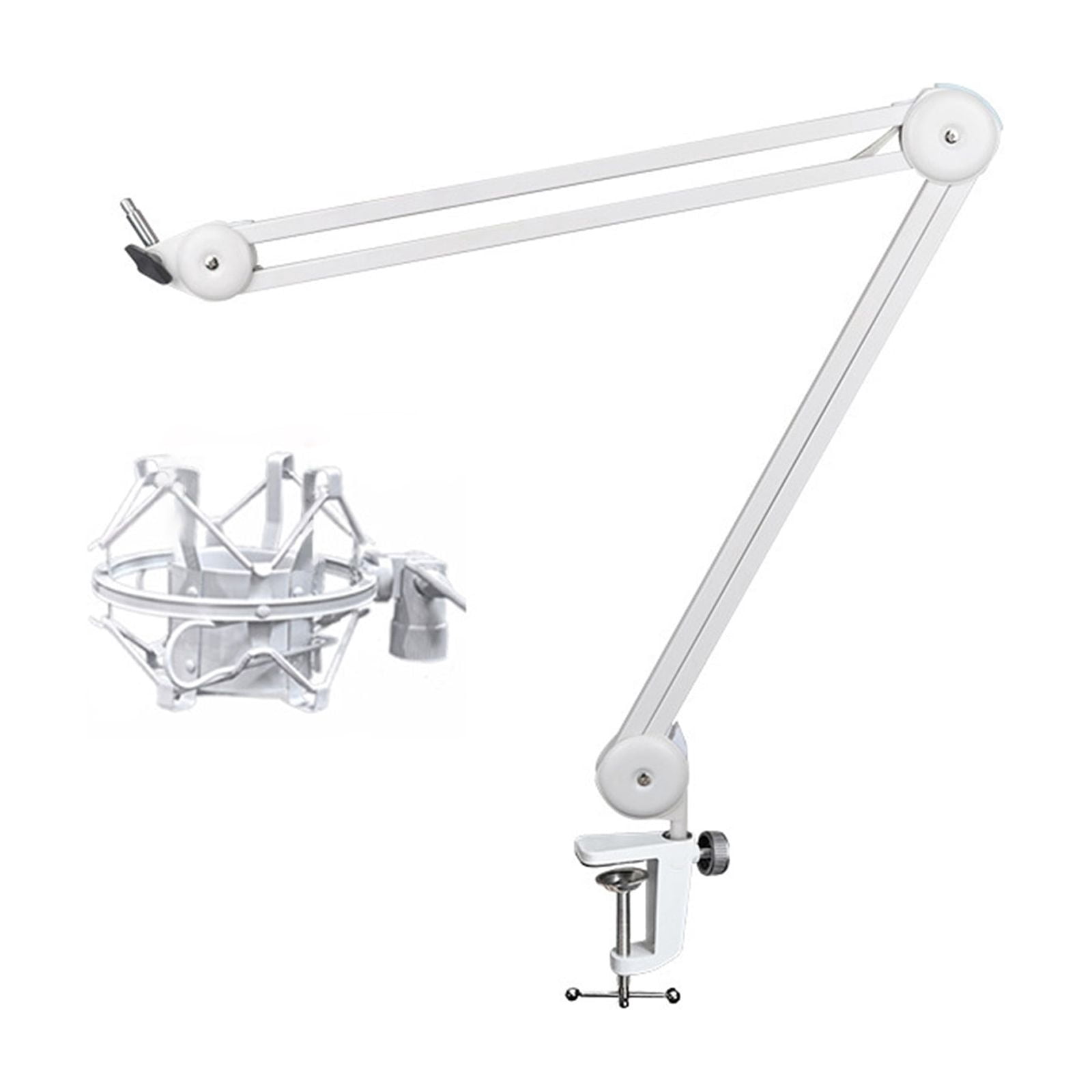 Foldable Mic Boom All Metal Microphone Arm Stand Holder with/without Shockproof Mount for Podcasters and Streamers
