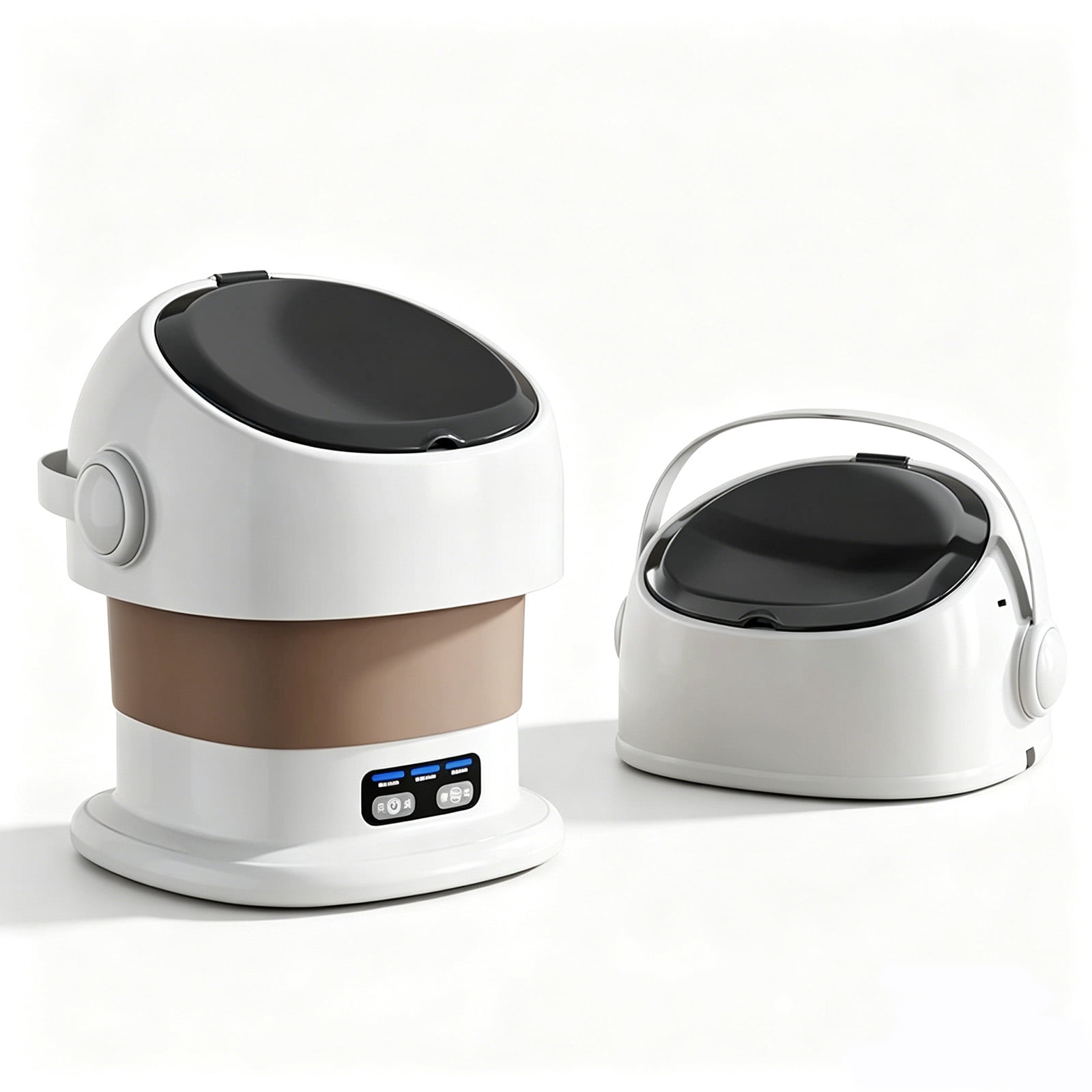 Foldable Mini Washing Machine, Portable Compact Washer for Household Underwear Socks Daily Laundry
