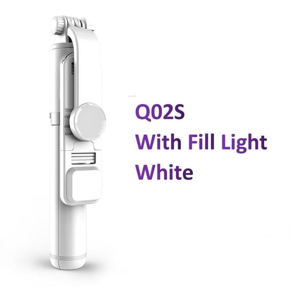 Foldable Mini Wireless Bluetooth Selfie Stick Tripod With LED Fill Light Shutter Remote Control For iPhone Samsung Huawei Xiaomi