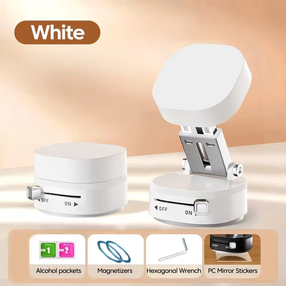 Foldable Mobile Phone Holder Vacuum Suction Cup Holder Magnetic Car Phone Holder For IPhone/ Android Phone Accessories