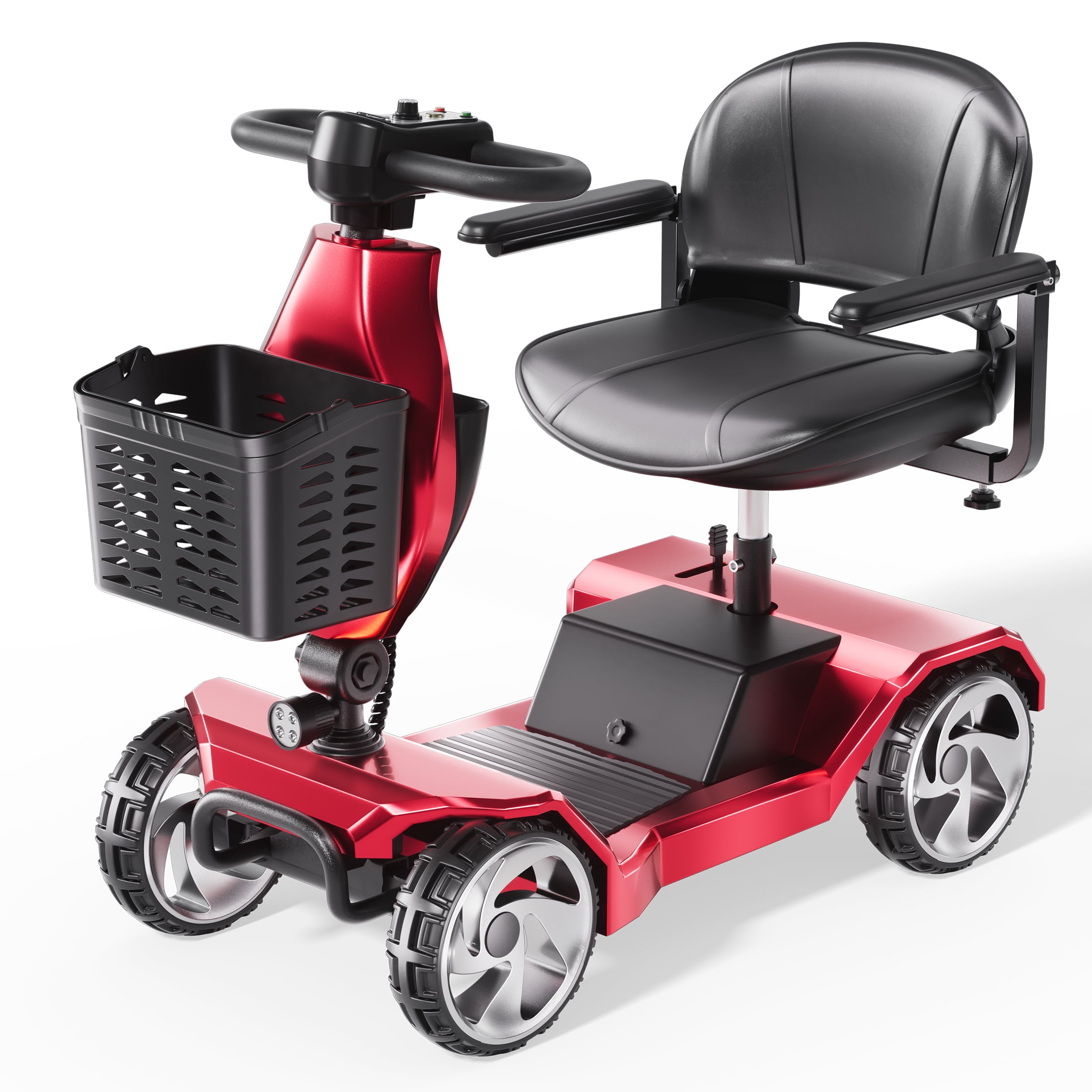 Edcsi Lightweight Foldable Mobility Scooter – Stable 4 Wheel Electric Travel Scooter for Adults & Seniors