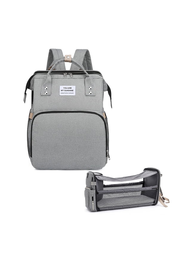 Diaper Bag Backpack, Large Waterproof Baby Bag with Changing Pad, Stroller Straps & Insulated Pockets, Multifunctional Travel Diaper Bags For Mom & Dad