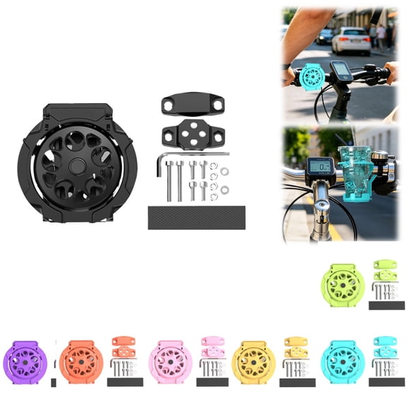 Foldable Motorcycle Cup Holder for Bikes, Scooters, ATVs & Bicycles – Durable Black Plastic Drink Holder with Secure Clamp Mount, Hands-Free Hydration for Riders