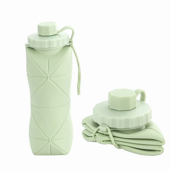 Foldable Mug Water Outdoor Camping Hiking Travel Telescopic Water Cup Anti Drop High-temperature Resistant Silicone Sport Bottle