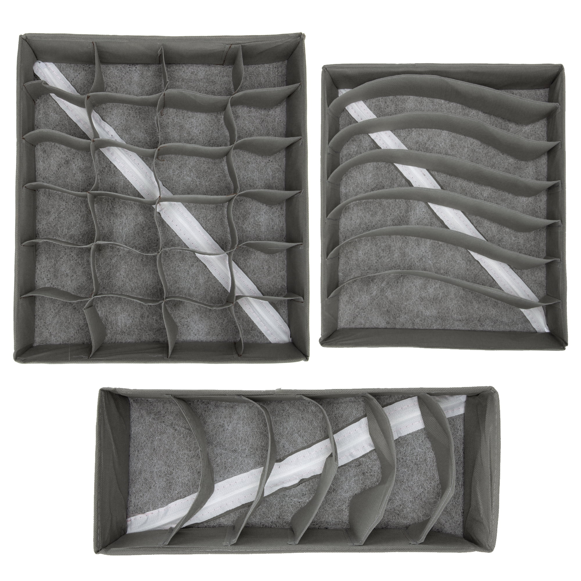 Foldable Multi-Cell Storage Container Underwear Storage Box for Socks ...