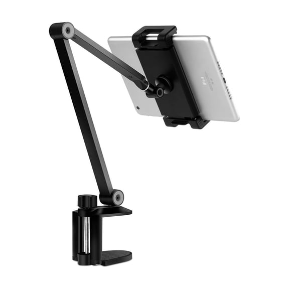 Foldable Multi-Use Phone & Tablet Mount - 360° Adjustable Clip Stand for Bed, Desk & TikTok Live Streaming, Universal Lazy Bracket