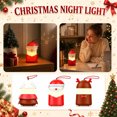 thumbnail image 1 of Foldable Musical Christmas Night Light, Rechargeable RGB Santa Tree Lamp, Collapsible LED Lantern for Indoor Christmas Decor, Bedroom, Living Room and Holiday Gift, 1 of 6