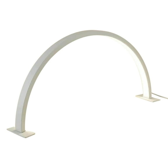 Foldable Nail Desk Lamp, Half Light LED Table Lamp for Manicure, Beauty, Eyelash, or Makeup, Multi-Mode Color and Brightness Settings, Adjustable for Crafts or Reading