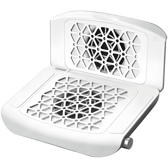 Foldable Nail Dust Collector with Dual Fans, Adjustable Speed for Salon & Home