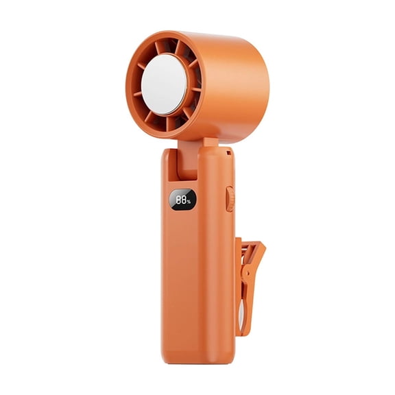 Foldable Neck Clip Fan with Ice Compress Function, USB Rechargeable Portable Cooling Fan for Home, Office, and Outdoor Travel