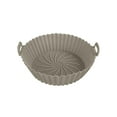 thumbnail image 1 of Foldable Non-Stick Fryer Basket Tray | Air Fryer Accessory | Dishwasher Safe Baking Pan & Cooking Rack | 1-Pack, 1 of 7