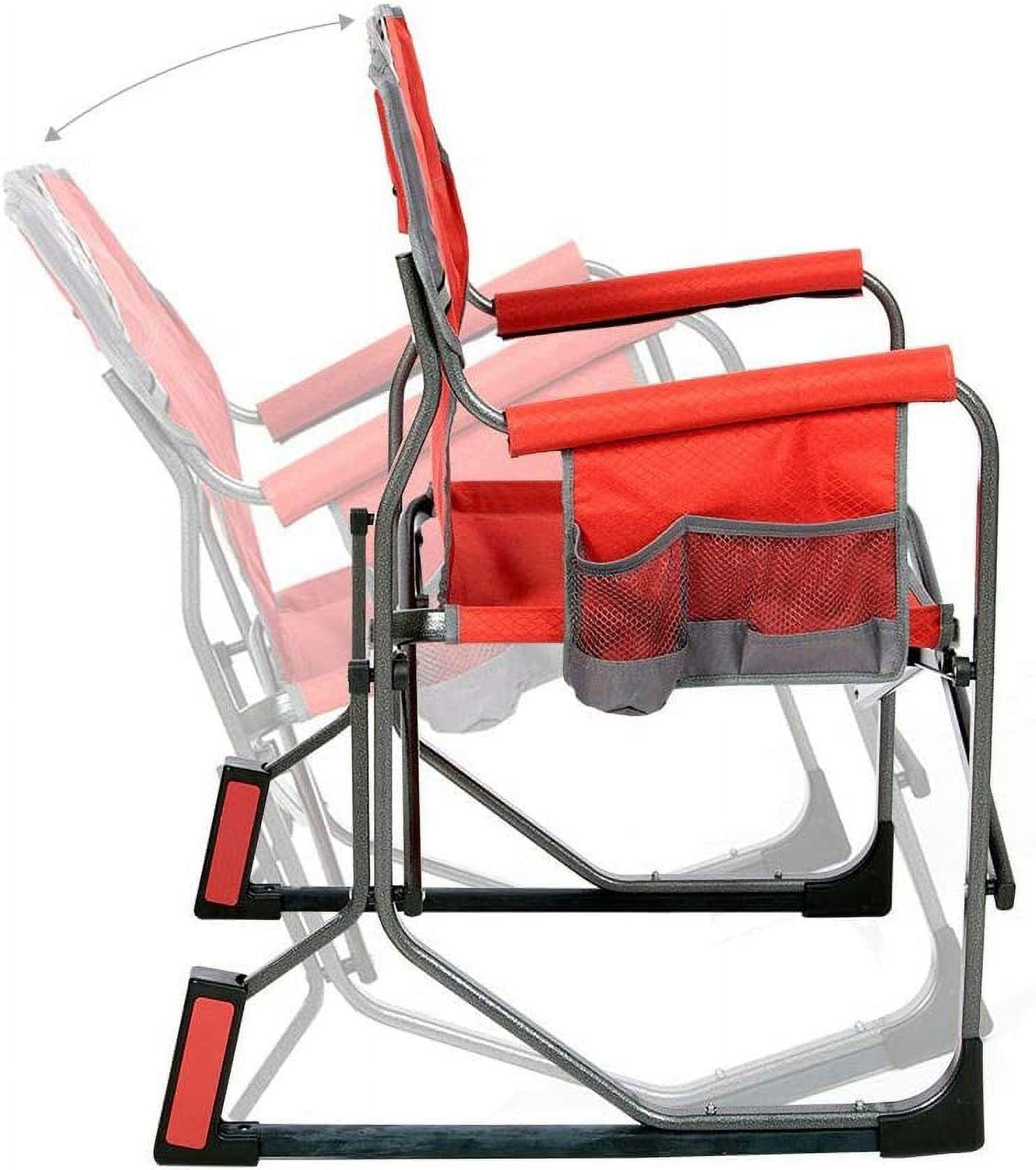 Foldable Outdoor Rocking Chair | Collapsible Folding Rocker Springless ...