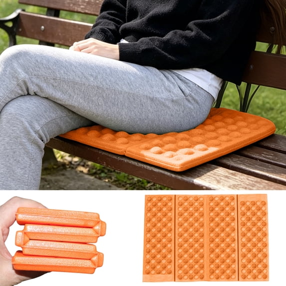Foldable Outdoor Seat Cushion, Lightweight Portable Waterproof Foam Pad, Thickened Shock Absorbing for Camping Picnic