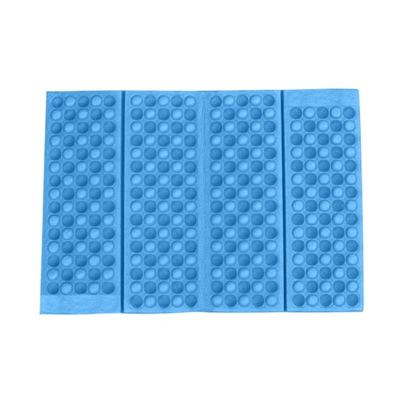 Foldable Outdoor Seat Cushion Waterproof Foam Pad Portable Thickened Shock Absorbing for Camping Picnic Hiking Beach Stadium and Travel Blue