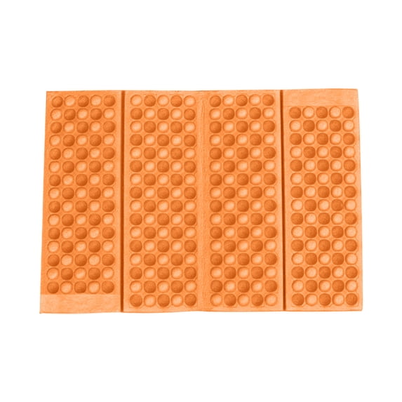 Foldable Outdoor Seat Cushion Waterproof Foam Pad Portable Thickened Shock Absorbing for Camping Picnic Hiking Beach Stadium and Travel Orange