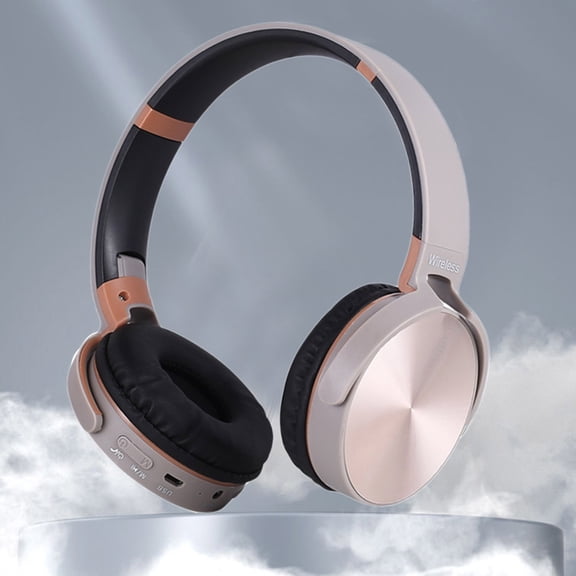 Foldable Over-Ear Bluetooth 5.0 Headphones,4D Surround HIFI Stereo Gaming Headset,Call Noise Reduction,TF Card & Wired Audio Support,8H Talk Time