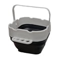 thumbnail image 1 of Foldable Paint Brush Cleaner Bucket, Portable Collapsible Artist Brush Washer Buckets for Beginners Decorative Painting 3.93X3.93X1.18In Black, 1 of 6