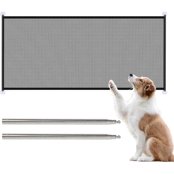 Foldable Pet Barrier, No Punch Portable Indoor Gate, for Small Pets Home Separation