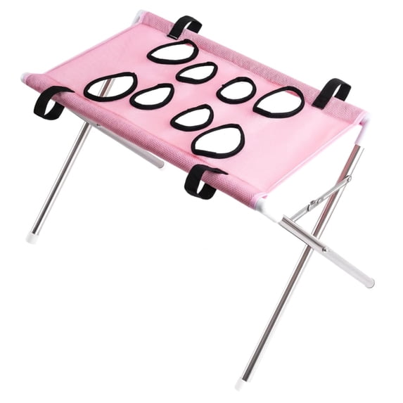 Foldable Pet Bathing Stand Pet,Dog Grooming Hammock Stand, Hammock Stand With Stable Stainless Steel Frame & Quick-Dry Mesh Foldable For Small & Medium Pet Trimming, Bathing, Brushing