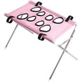 thumbnail image 1 of Foldable Pet Bathing Stand, Pink Hammock Stand with Stable Stainless Steel Frame and Quick-Dry Mesh, Foldable for Trimming, Bathing, Brushing, 1 of 3