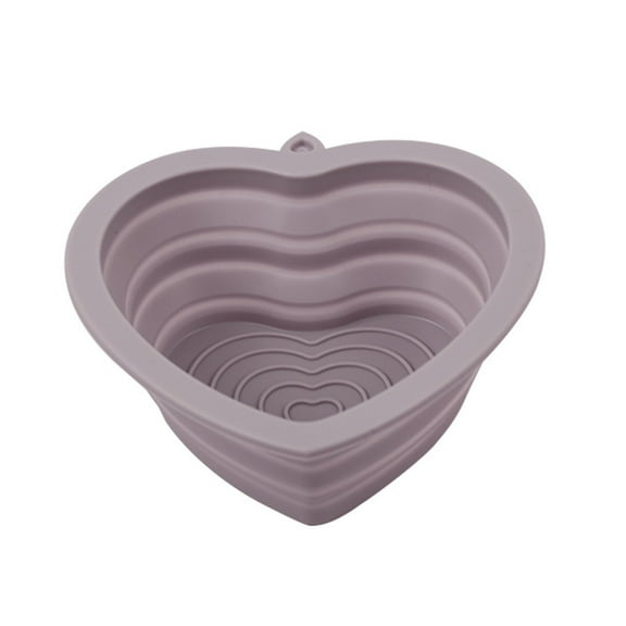 Foldable Pet Bowl, Gaqring Portable Silicone Dog Cat Feeder, Collapsible Travel Water Food Dish Easy Clean Safe Non-Slip, Brown