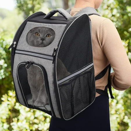 Foldable Pet Carrier Backpack Large Space Fits up to 20 lbs Pets